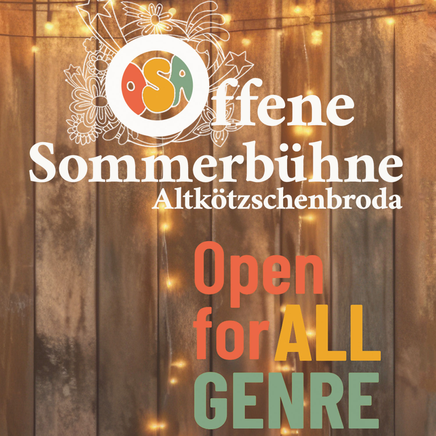 Offene Sommerbühne Altkötzschenbroda Bild: 