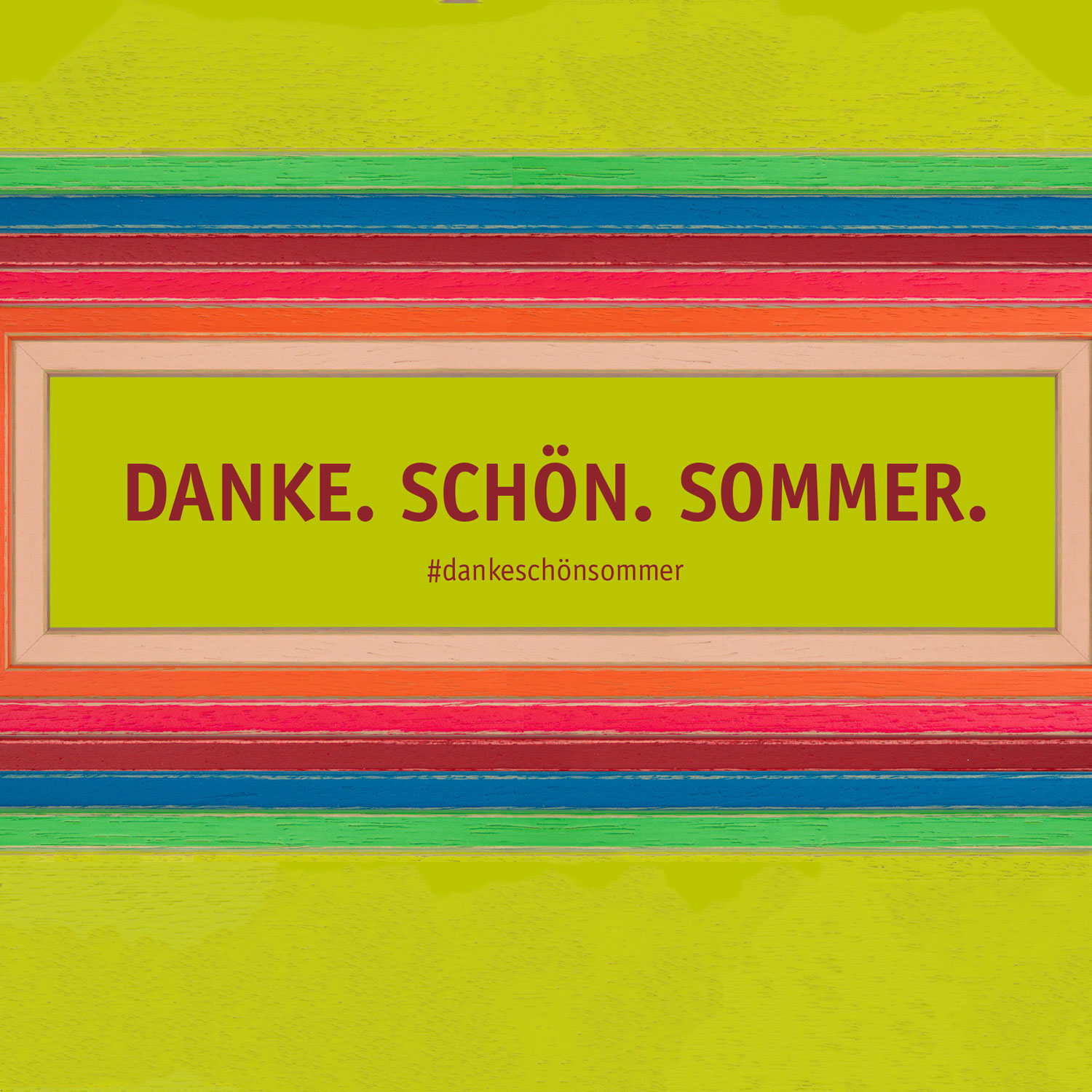 Danke. Schön. Sommer Bild: 