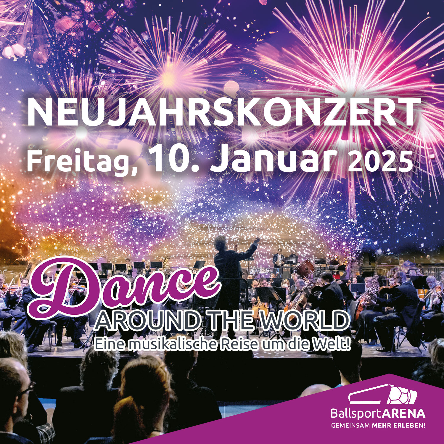 Neujahrskonzert Ballsportarena Bild: 
